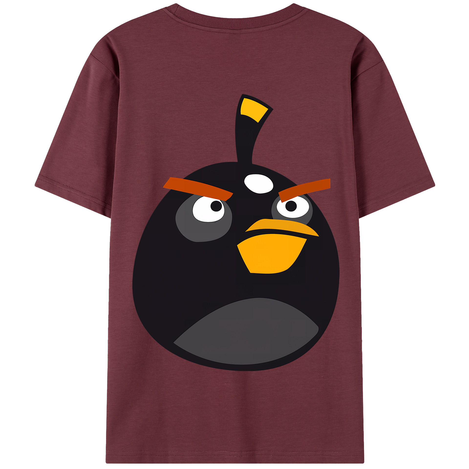 （画像用） Angry Birds アングリーバード 綿100％半袖Tシャツ（背面プリント）